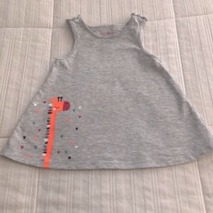 Gray giraffe dress